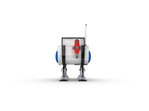 funny robot character 18 Modello 3D