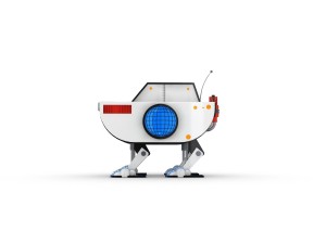 funny robot character 18 Modello 3D