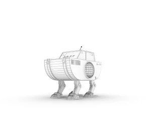 personaggio robot divertente 18 Modello 3D