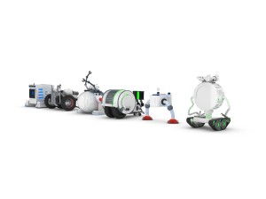 funny robots pack 1 Modèle 3D