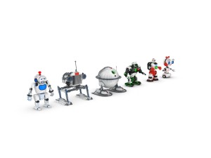 funny robots pack 2 3D-Modell