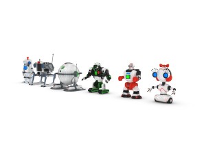 funny robots pack 2 3D Model