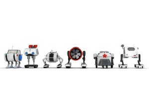 funny robots pack 3 3D Model