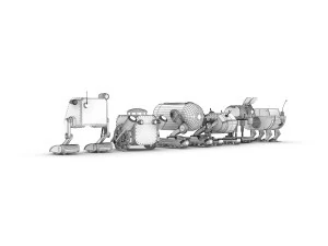 funny robots pack 3 3D Model
