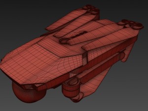 dji mavic pro drone 3d model vray realistic 3dsmax Modello 3D