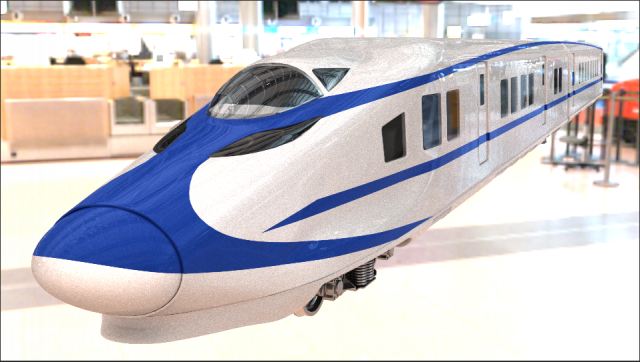 siemens crh2 high speed train 3d model vray 3Dモデル .c4d .max .obj .3ds .fbx .stl .blend 