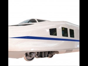 siemens crh2 high speed train 3d model vray 3Dモデル