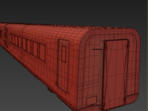 siemens crh2 high speed train 3d model vray 3Dモデル