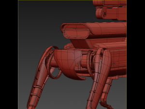 boston dynamics dog robot 3d model vray 3D Model