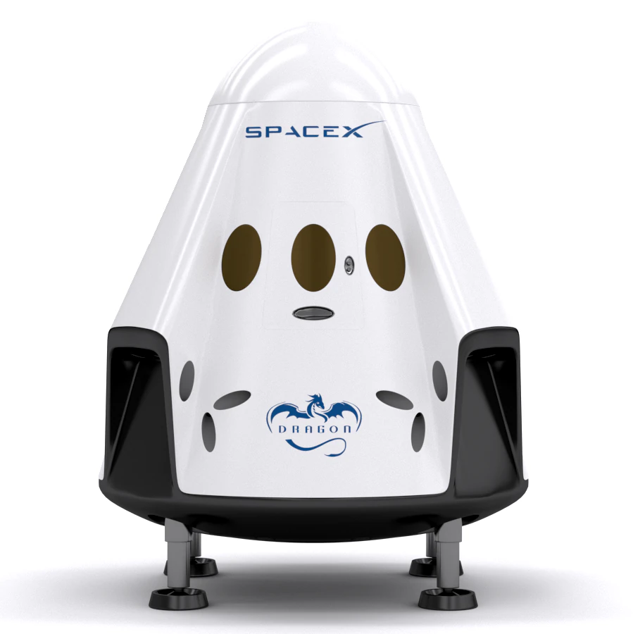 dragon spacex 3d model vray 3ds max 3D Model .c4d .max .obj .3ds .fbx .stl .blend
