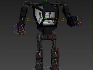 south korean bipedal robot method-2 3D Model