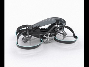 skydrive toyota drone taxi concept 3d model vray 3D 모델