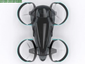 skydrive toyota drone taxi concept 3d model vray 3D Model