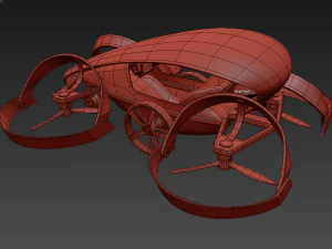skydrive toyota drone taxi concept 3d model vray 3D Model