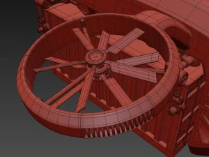 cargo quadrocopter dron concept 02 3D Model
