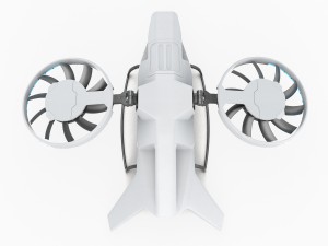 cargo quadrocopter dron concept 03 Model 3D