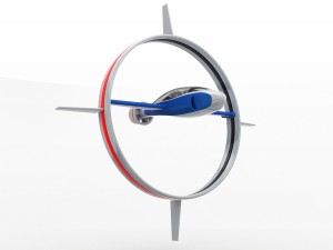 circle space plane 3D Модель