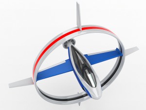 circle space plane 3D Модель
