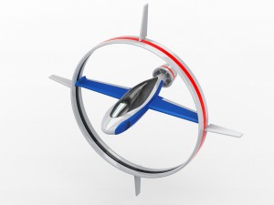 circle space plane 3D Модель