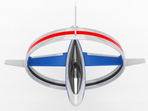 circle space plane 3D Модель