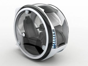 circle car hover Modello 3D