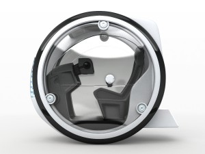 circle car hover Modello 3D