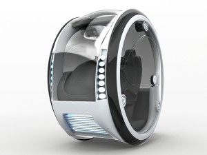 circle car hover Modello 3D