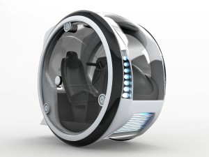 circle car hover Modello 3D