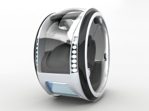 circle car hover Modello 3D