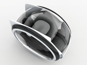 circle car hover Modello 3D
