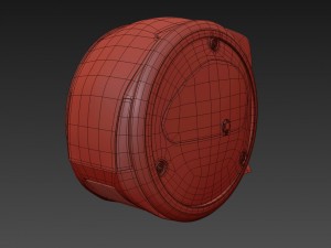 circle car hover Modello 3D