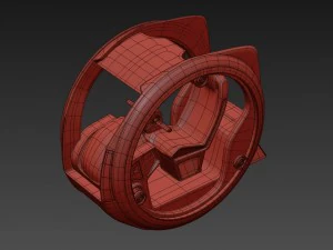 circle car hover 3D Model