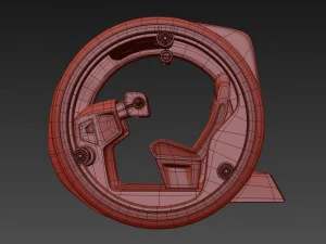 circle car hover 3D Model