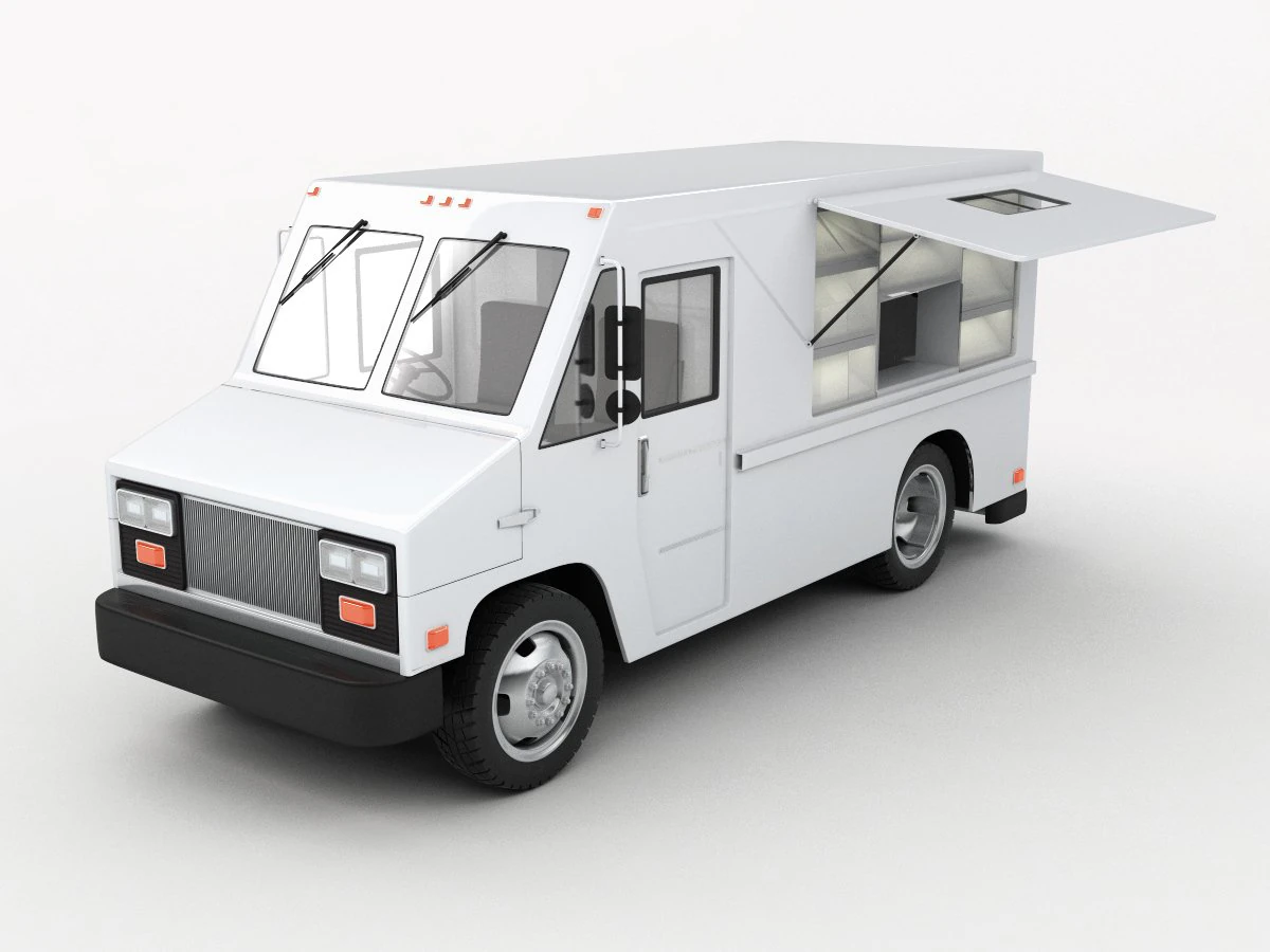 gmc cargo truck 3D Model .c4d .max .obj .3ds .fbx .stl .blend 