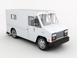 gmc cargo truck 3D Model