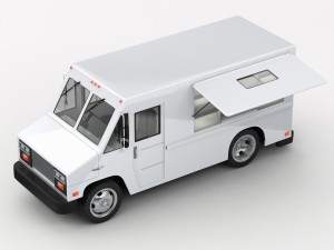 gmc cargo truck 3D Model