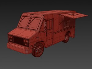 gmc cargo truck 3D Model