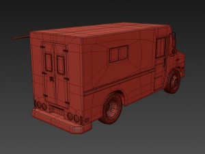 gmc cargo truck 3D Model