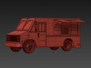 gmc cargo truck 3D Model