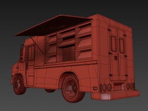 gmc cargo truck 3D Model