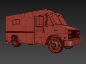 gmc cargo truck 3D Model