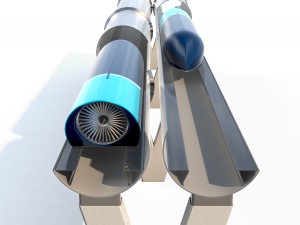 hyperloop one xp-1 3D Model