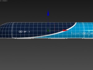 hyperloop one xp-1 3D Model