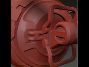 futuristische Frachtdrohne, realistisches 3D-Modell vray 3D Modell