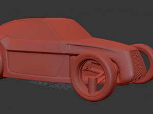 sci fi futuristic car vray 3D Model