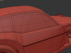sci fi futuristic car vray 3D Model