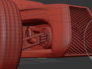 sci fi futuristic car vray 3D Model