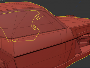 sci fi futuristic car vray 3D Model