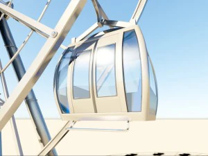 ferris wheel realistic 3d model vray 3D Model