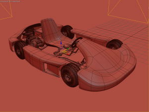 go-kart racing 3d model vray 3D Model